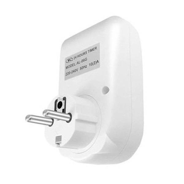 Programmerbar uttag med timer, 50 Hz, med sommartid