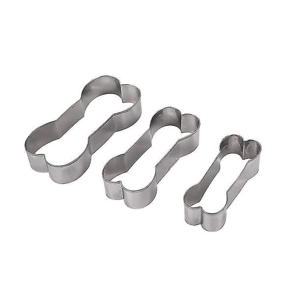 Kakslip med benform (silver) (3 st)
