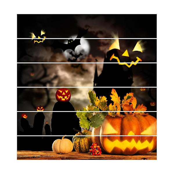 Halloween-trappdekaler sovrum vardagsrum tapet