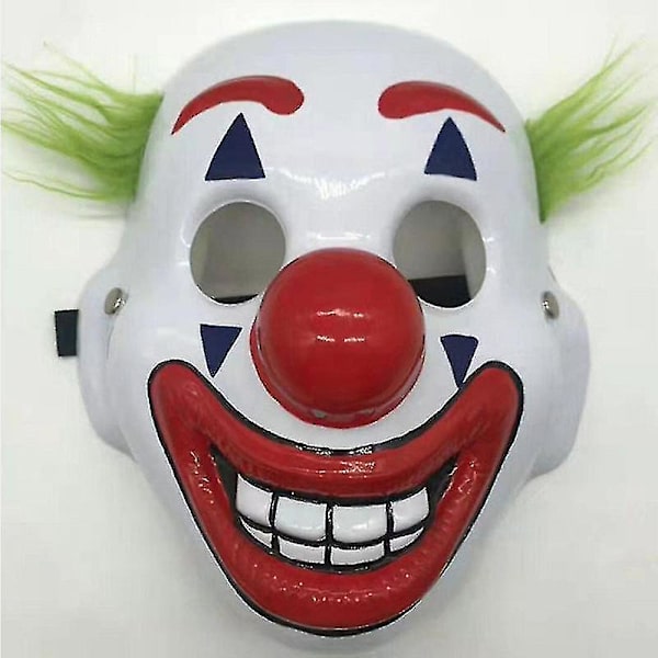 Dc Movie Joker Arthur Fleck Cosplay Mask Clown Maskerad Halloween Skräck Mask