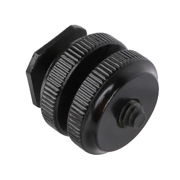 Tripod Hot Shoe Adapter Kompatibel Go Pro Tilbehør Tripod Monopod Mount Adapter Skrue Med 1/4'' Kompatibel Gopro Hero 3 4 5 6 7 8 Kamera