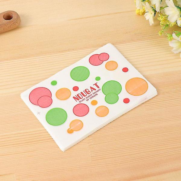 500 st Candyemballagepapper, Lollipop Nougat Vridpapper