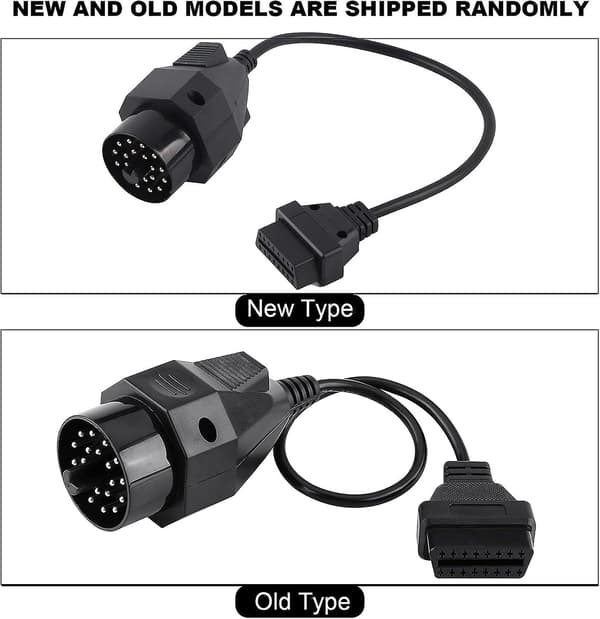 20-stifts till Obdii 16-stifts adapterkabel, bilskannerkabel för B-mw E36 E38 E39 E46 E53 X5 Z3