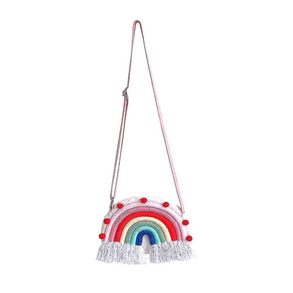 Rainbow Ryggsekk Barn Småbarnsveske Rainbow Handbag Creative Crossbody Bag Hengende Dekor