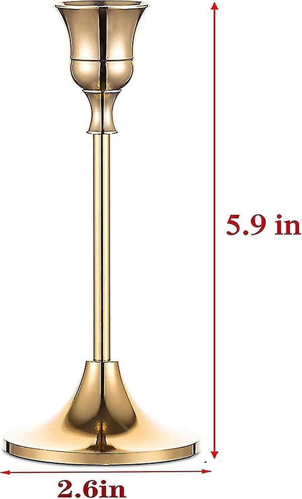 Ljusstake Dekoration Förgylld