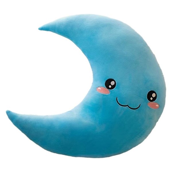 Moon Home Pillow Pehmolelu Rag Doll Parantava nukke syntymäpäivälahjaksi tyttöystävälle (sininen)