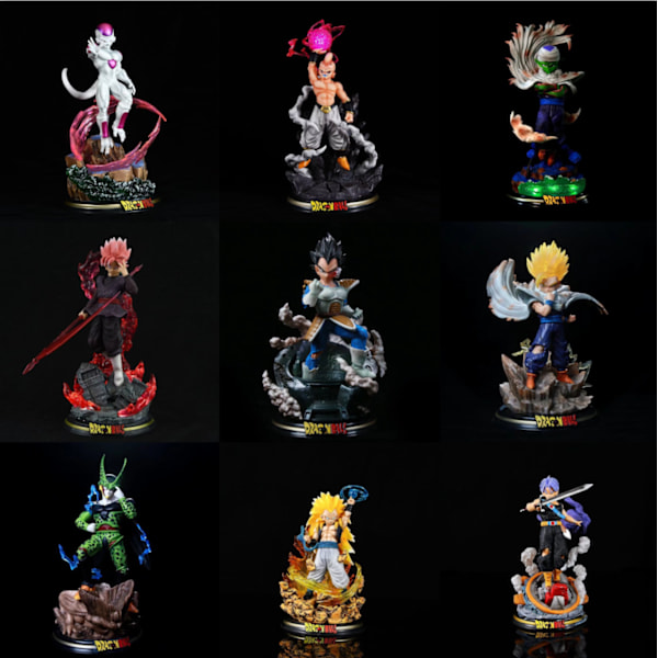 25cm Dragon Ball Figurer Spirit Bomb Sou Goku Anime Figurer Super Saiya Action Figur Model Pvc Statue Dukke Samling Legetøj Gave-Yvan（3）