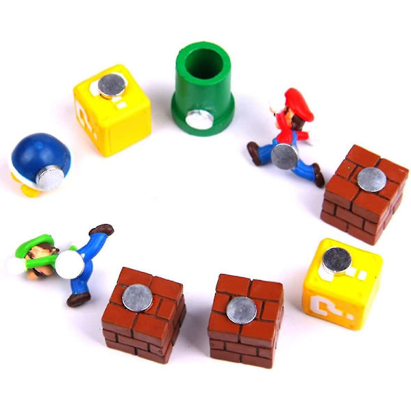 Kylmagneter, Mario-kylmagneter, kontorsmagneter/kalendermagneter/whiteboardmagneter/mario dekorativa kylmagneter för kök