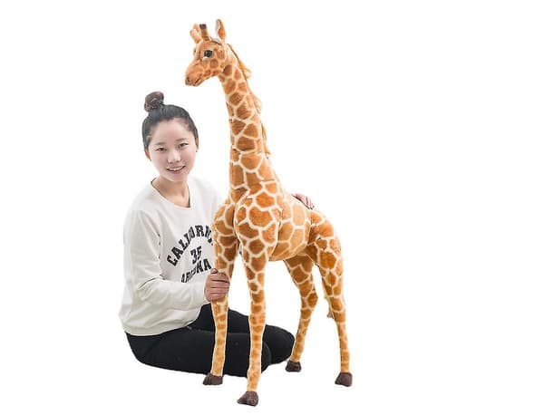 140cm kæmpe størrelse giraf plys legetøj søde udstoppede dyr bløde gira（50cm）