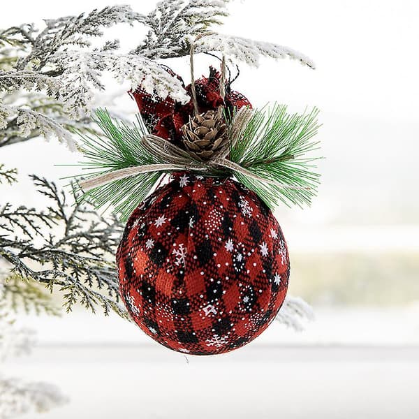 12 stycken rustika julgranspynt