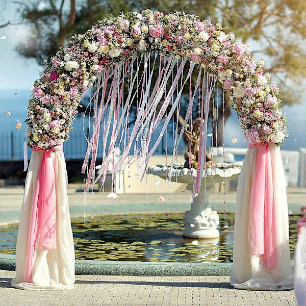 Blomsterfoam Girlang Blomsterblock Blomsterarrangemang Tillbehör för Hem Bröllop Trädgård