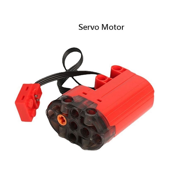 DIY Byggsten Motor för Power Functions Elektrisk Monterad Byggsten Del för MOC High-te - Sfygv