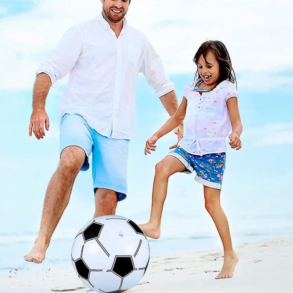 10 stykker oppustelig fodbolddekoration Beach Float Ball fodboldlegetøj til sportsspil Festartikler