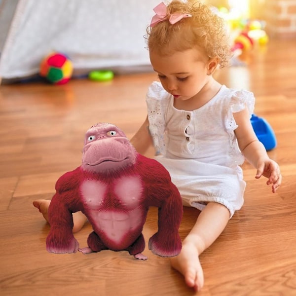 Anime Figur Toys Latex Monkey Gorilla Leksaker Djungel Djur Figurer Julgåvor För Barn