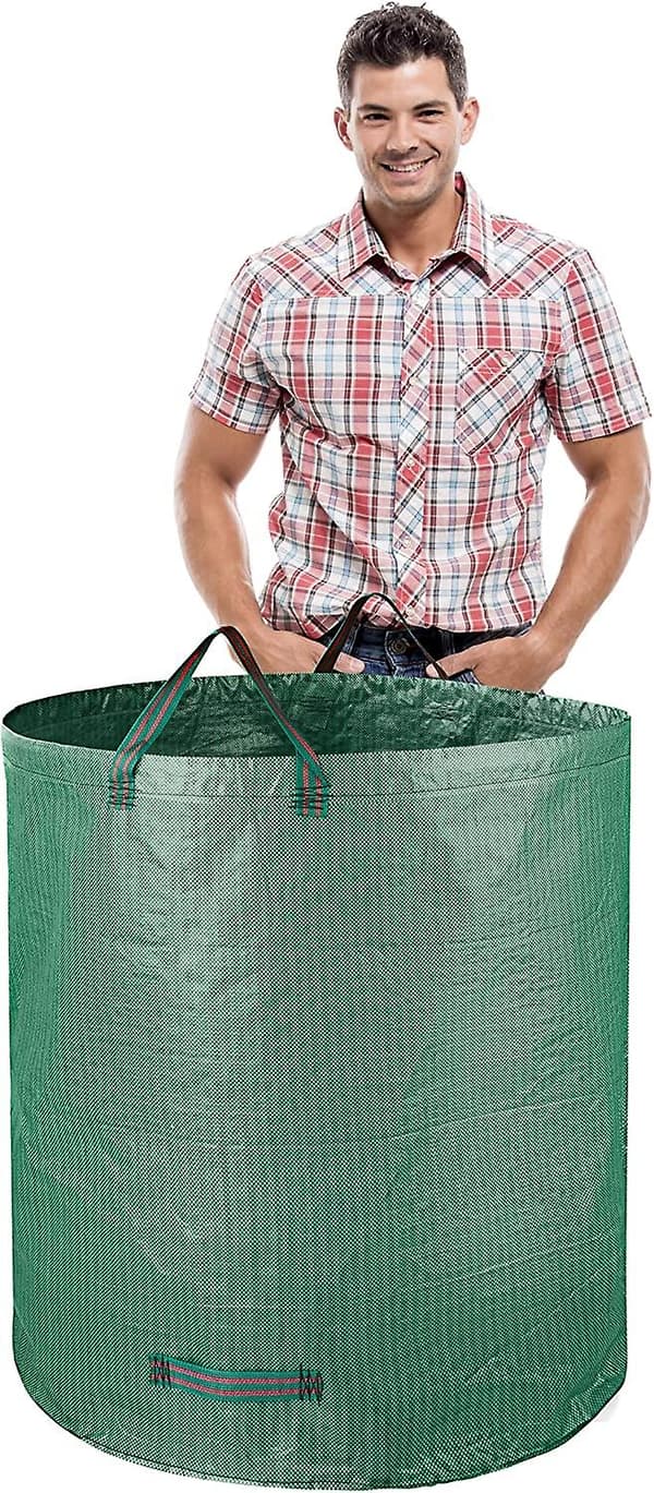 Set med 5 Återanvändbara Trädgårdsavfallssäckar 500 Liter - Trädgårdsavfallssäckar