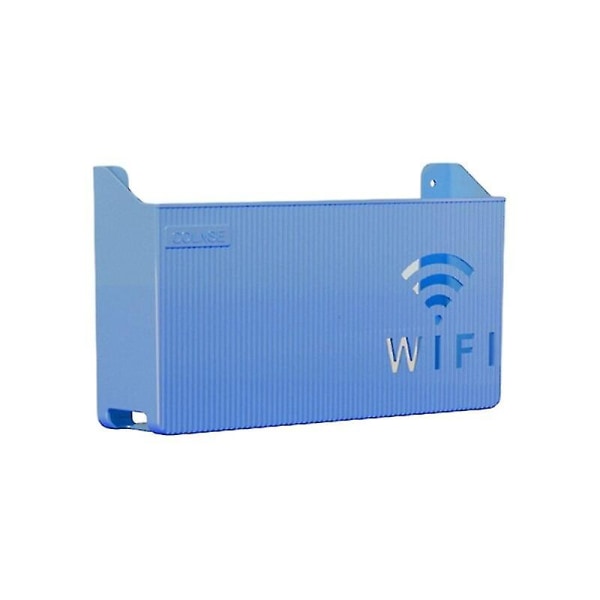 Seinälle asennettava reitittimen säilytyslaatikko Langaton Wi-Fi-telinekiinnike muovinen organizer