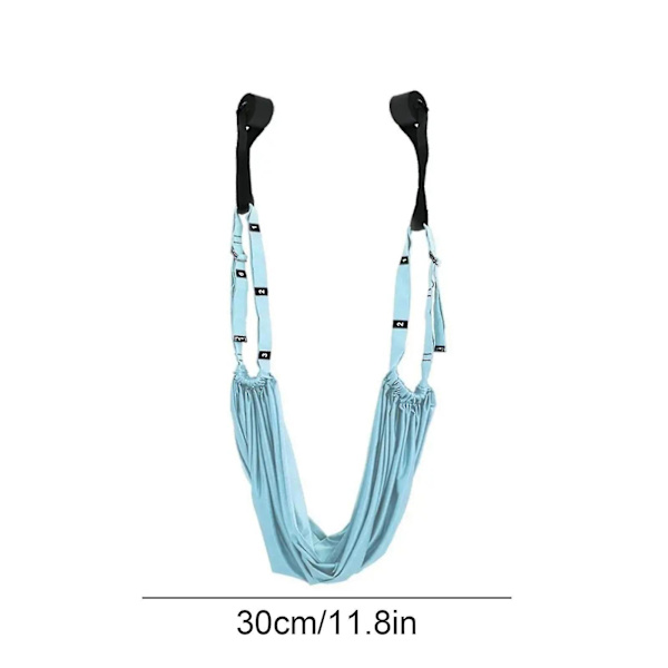 Luft Yoga Tau for Ryggsmerter, Yoga Stretching Stropp-Yoga Stretch Band - SNNGV（Blå）