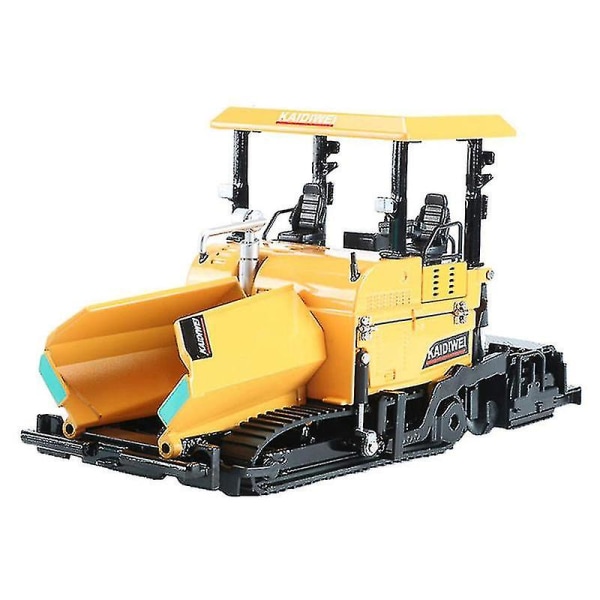 Seoskoneen päällystysasfalttimoottoritien rakennusauto 1:40 Tekninen ajoneuvojen koristelu lasten lelu (keltainen)