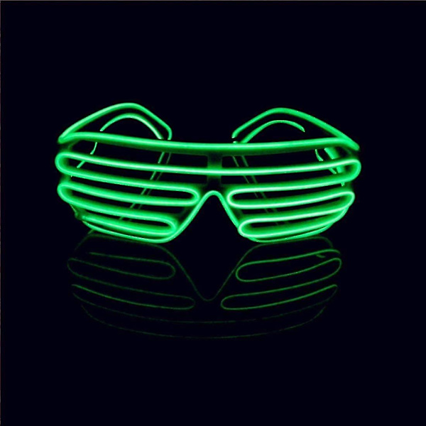 LED Neon Partyglasögon För Mörker Rave För Klubb Bar Disco Party