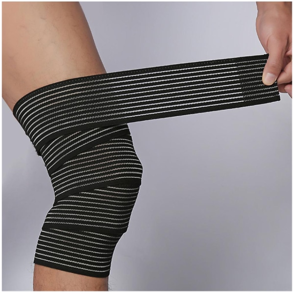 1 par elastiska sportbandage för knä, handled och fotled