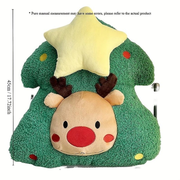 Muunnettu joulukuusen tyyny Pehmolelu nukke nukke Joulupukin lahja (hirvimalli)