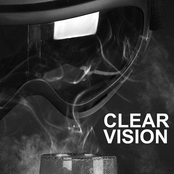 Chemical Splash Goggle Vernebriller Beskyttende anti-dugg klar linse med UV-beskyttelsesbriller