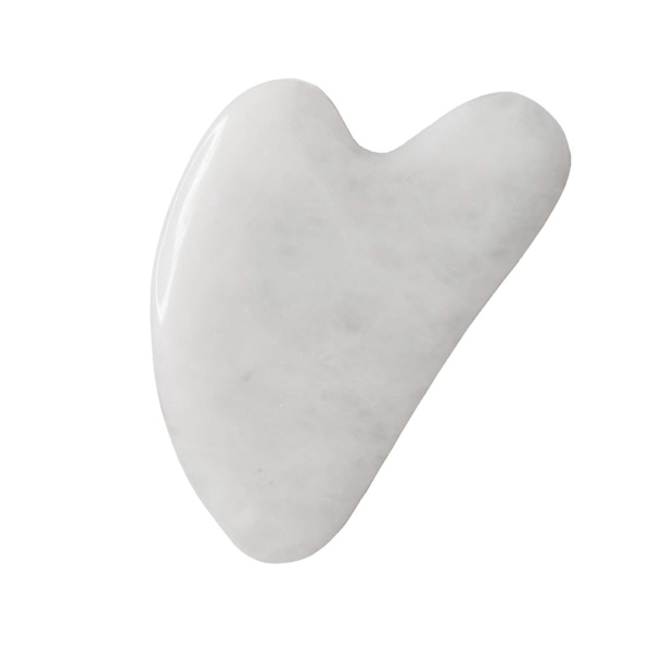 Gua Sha-verktøy Skrapebrett Massasjeapparat Slankende Guasha Massasjebrett Gua Sha-skrape Kroppsmassasjeterapiverktøy（Hvit）