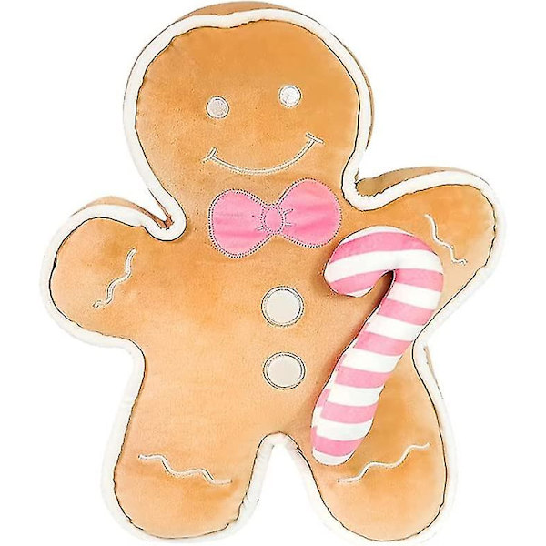 Pepparkaksgubbe plyschdocka kakman plyschfylld leksak pepparkaksgubbe 17 tum - Snngv