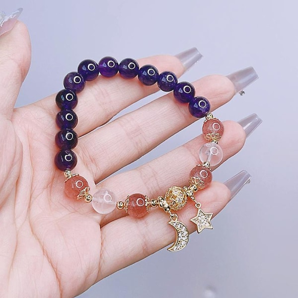Måne og stjerne bangle charme armbånd fint smykke