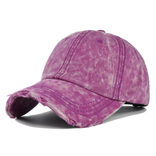 Scrub Baseball Cap Retro Peaked Cap Enkel Peaked Cap Utomhus Sport Cap Curved Eaves Solskydd Hat