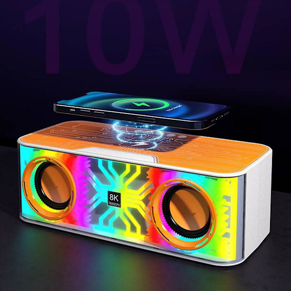 2023 Trådlös laddning Bluetooth-högtalare Multifunktionell bärbar subwoofer Bluetooth-ljud
