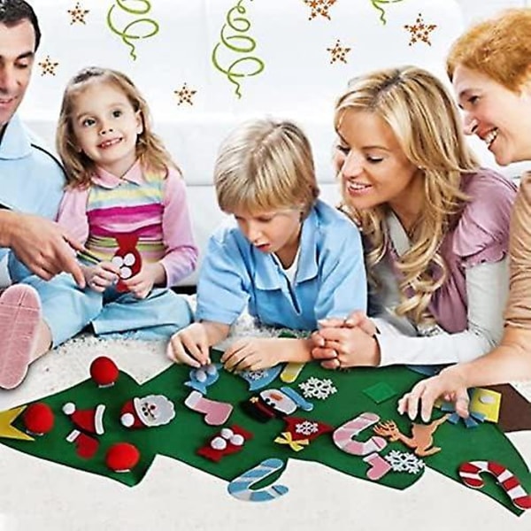 Juldekoration Vägg Julgran Dekoration Jul DIY Rekvisita Heminredning 27x37 Tum