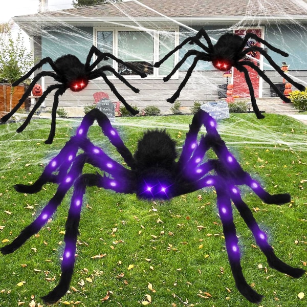 63 tommer Halloween Glow Spider