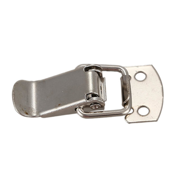 Silver Tone Metal Toggle Draw Latch Straight Loop Catch 1.6\"（silver）