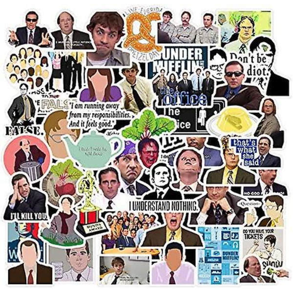 The Office Stickers (50 stk.) Meme Stickers 4-pak