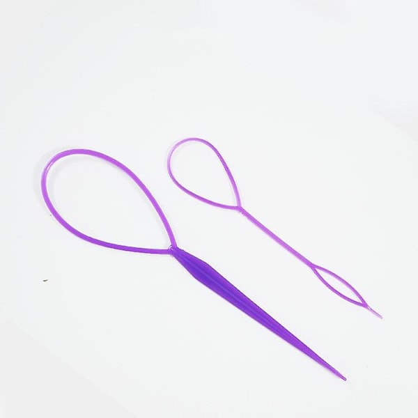 Hårstylingverktyg, Hårflätningstillbehör, Ponnytail Maker, Fransk Fläta Verktyg Loop för Hårstyling