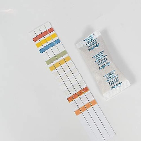 100 st Multifunktionella Testremsor, Simbassäng, Restklor, pH-värde, Alkalinitet, Dricksvatten