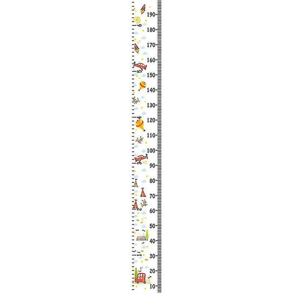 Vækstdiagram for børn Træramme Lærred Højdemåling Lineal fra baby til voksen（18）