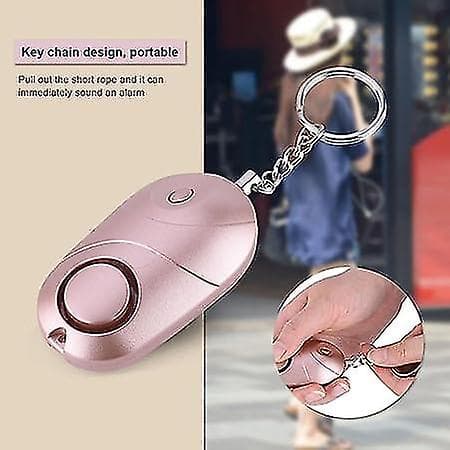 Personligt säkerhetslarm Nyckelring Mini Led