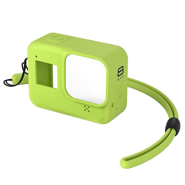 Blød silikonebeskyttelse til Gopro Hero 8 - Grøn