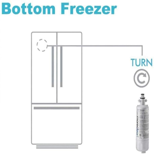 Kenmore 46-9690 erstatningsvannfilter for kjøleskap, enkel installasjon