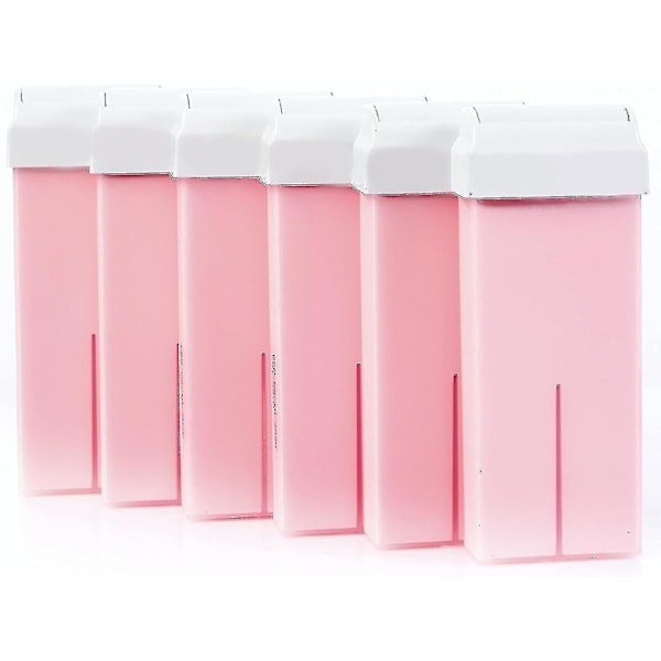 Venalisa Roll On -vahakasetti - Karvanpoisto | Vahakasetti | Vaha Roll On | Depilaatiovaha | Pakkaus 6 täyttöä X 100ml | Vahakasetti Roller Jalalle