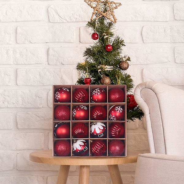 Julgranspynt Bollar 16st 6 Cm Julgranspynt Bollar Hängande Bollar För Träd Familjefest