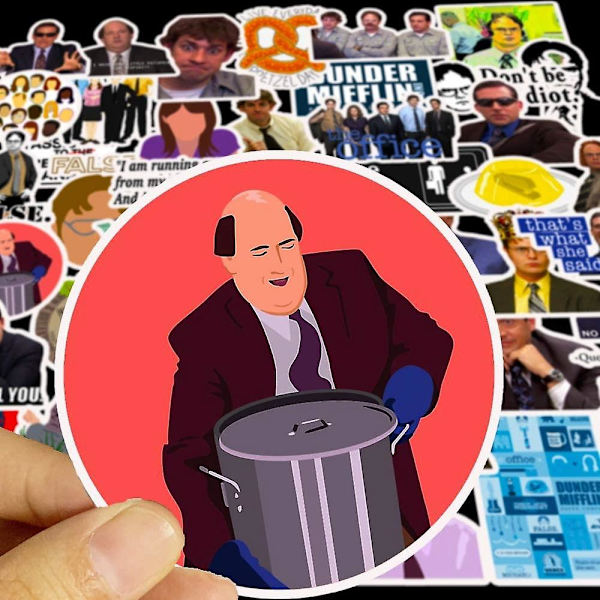 The Office Stickers (50 stk.) Meme Stickers 4-pak