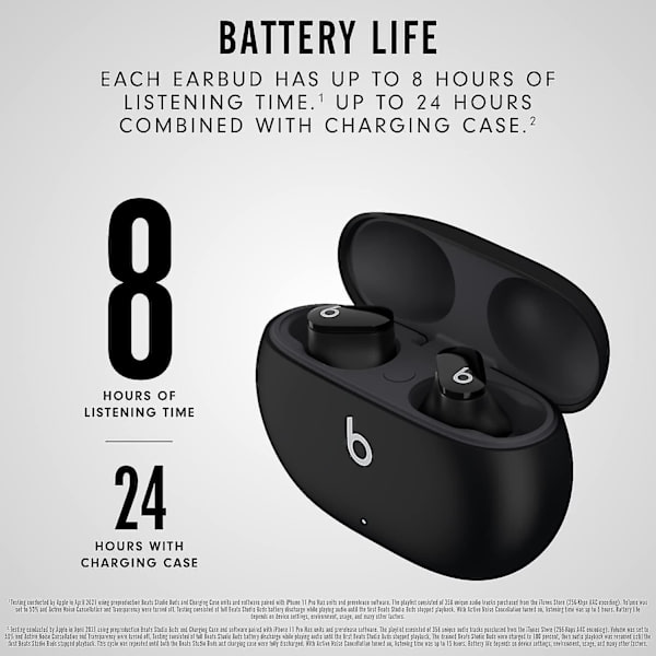 True Wireless Noise Cancelling Earbuds Kompatibla med Apple & Android, Inbyggd Mikrofon, IPX4-klassning (stil 3)