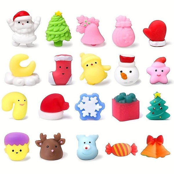 Christmas Countdown Kalender Blind Box Stress Relief and Ventilation Dumpling Squeeze Toy
