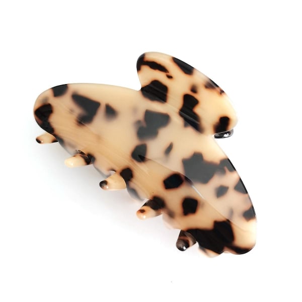 Hårklämma Bananklämmor sköldpadds Barrettes Celluloid Fransk Design Barrettes celluloid Leopard