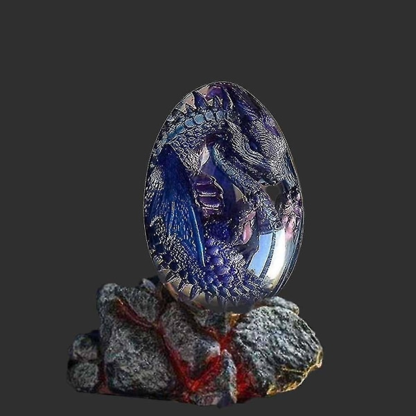 2024 Volcano Dragon Egg valaisevalla pohjalla, työpöydän koristelu