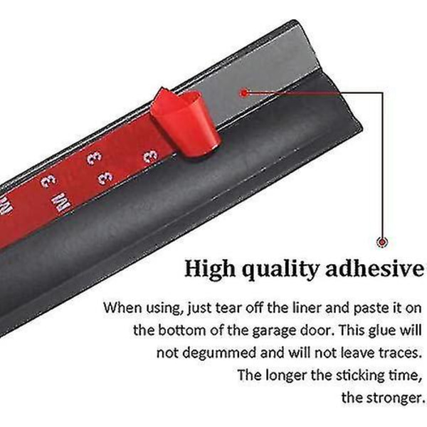Universal Garage Door Seal 3m, Multipurpose Garage Door Rubber Seal Strip, Garage Door Bottom Seal Strip Weather Stripping
