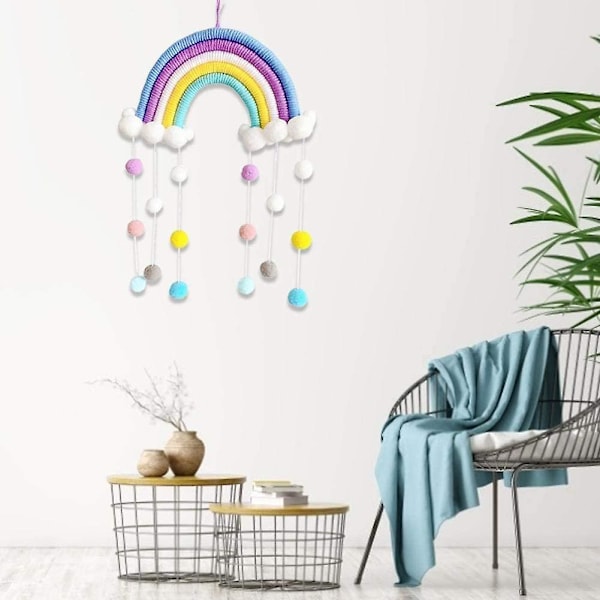 2024, regnbågsväggdekoration färgglad boll för barnrum flickors sovrum babyshower plantskola